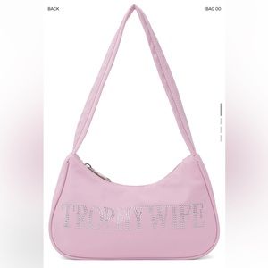 Praying Trophy Wife Bag - Pink Sequin
